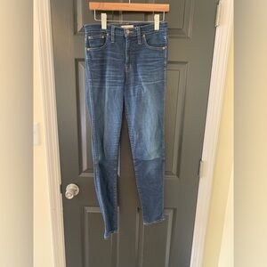 Madewell Women's Skinny Jeans in Deep Blue